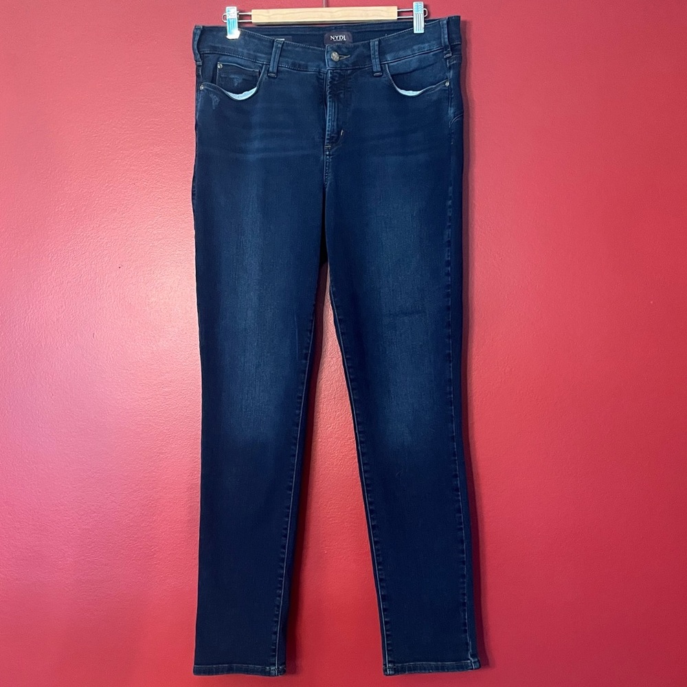 NYDJ Alina jeans, size 14, blue